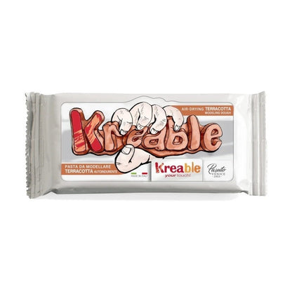 Глина за моделиране TOY COLOR Kreable – кафява, 500 г