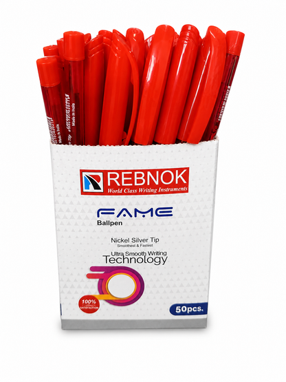 Червена химикалка REBNOK FAME – Medium Tip