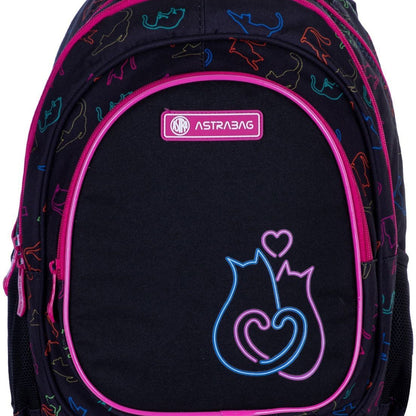 Ученическа раница Astra CAT LOVE 502023106 – 3 отделения, 20 л